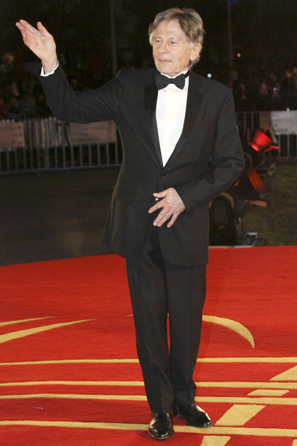 In this Nov. 14 2008 file photo, Polish-born filmmaker Roman Polanski arrives for the opening ceremony at the 8th Marrakech Film Festival in Marrakech. Roman Polanski lost his first bid to win his freedom Tuesday, Oct. 6, 2009 as the Swiss Justice Ministry rejected an appeal by the 76-year-old to be immediately released from prison, an official said.

