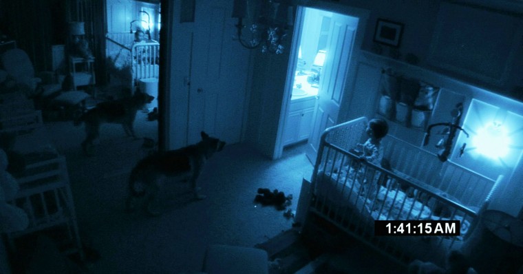 The family installs cameras to catch the mysteries in Paranormal Activity 2.
