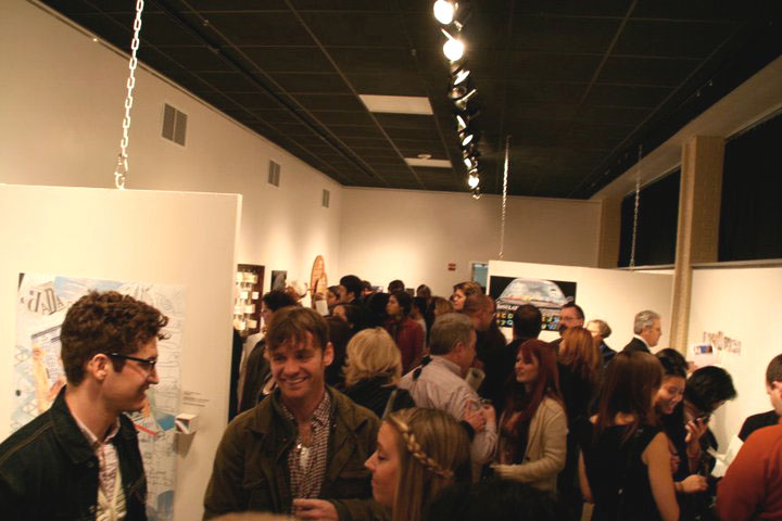 Senior Graphic Design students showcase their work.
