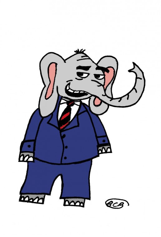 Elephants have been Republican symbol since 1874
