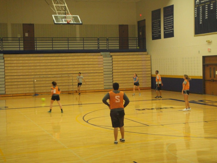 St. Edward’s intramural soccer has a different scoring system for men and women.
