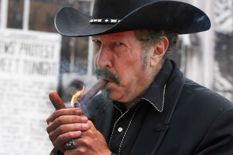 Mystery novel-writer Kinky Friedman will be selling his book Heroes of a Texas Childhood at 5pm on Saturday, October 27 at the Texas Book Festival. 
