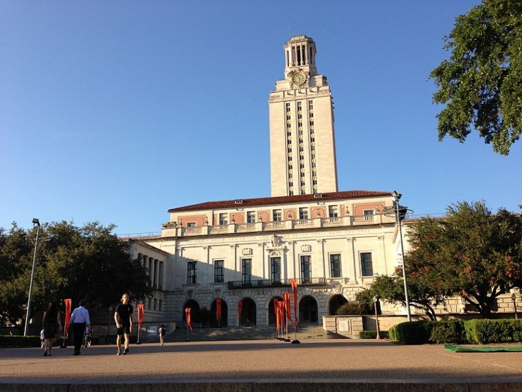 The main building and tower at the University of Texas, Austin. The campus has recently suffered from a string of racially motivated and culturally insensitive incidents. 
