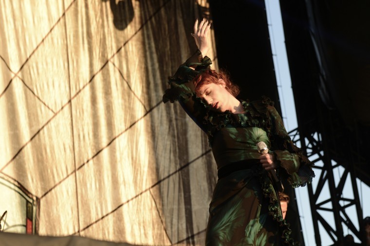 Florence + The Machine played a spectacular set on the Bud Light stage on Friday evening.
