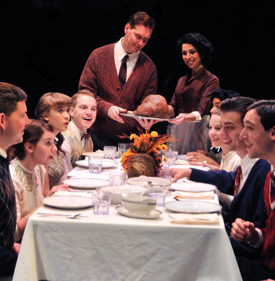 The Thanksgiving scene is a symbol of Americana in the play that kicks off the 40th season.
