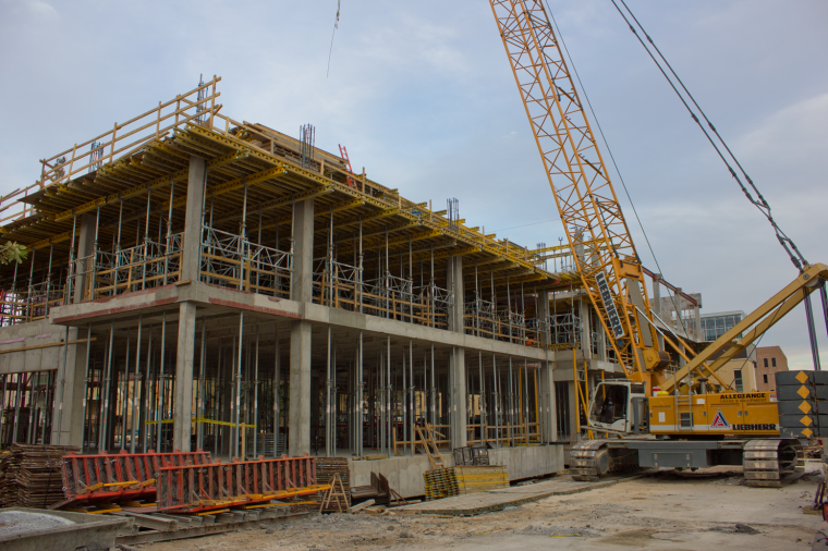 Both the new science building and renovated library will be available to students in Fall 2013.
