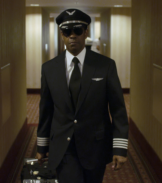 Denzel Washington stars in Flight. 
