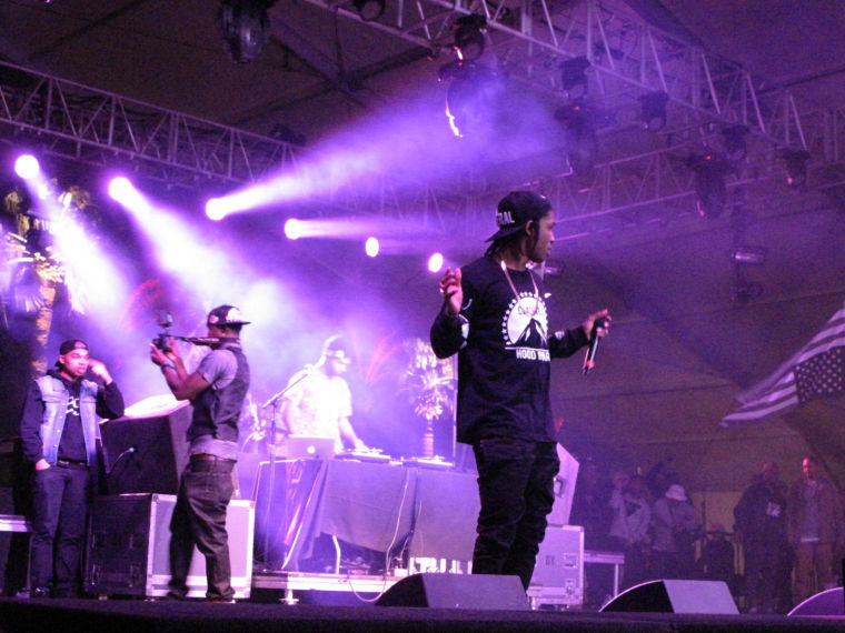 A$AP Rocky performing live
