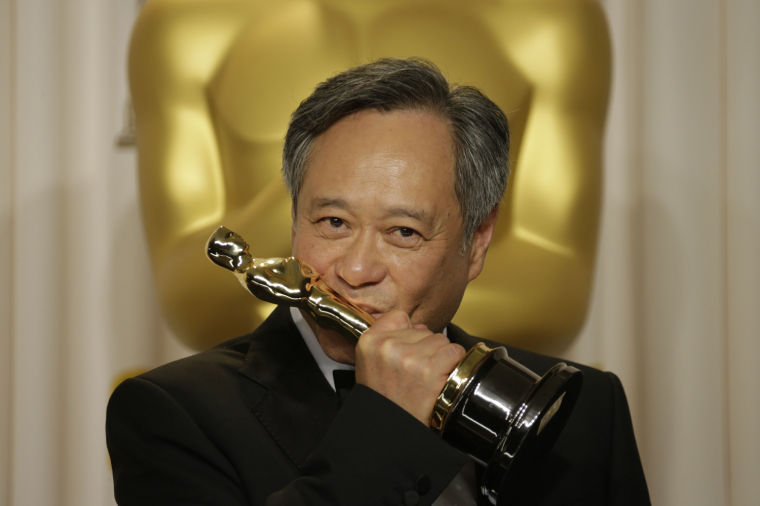 Ang Lee backstage at the 85th annual Academy Awards at the Dolby Theatre at Hollywood &amp; Highland Center in Los Angeles, California, Sunday, February 24, 2013. 
