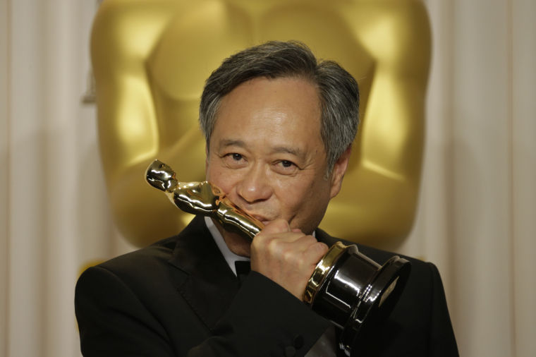 Ang Lee backstage at the 85th annual Academy Awards at the Dolby Theatre at Hollywood & Highland Center in Los Angeles, California, Sunday, February 24, 2013. 
