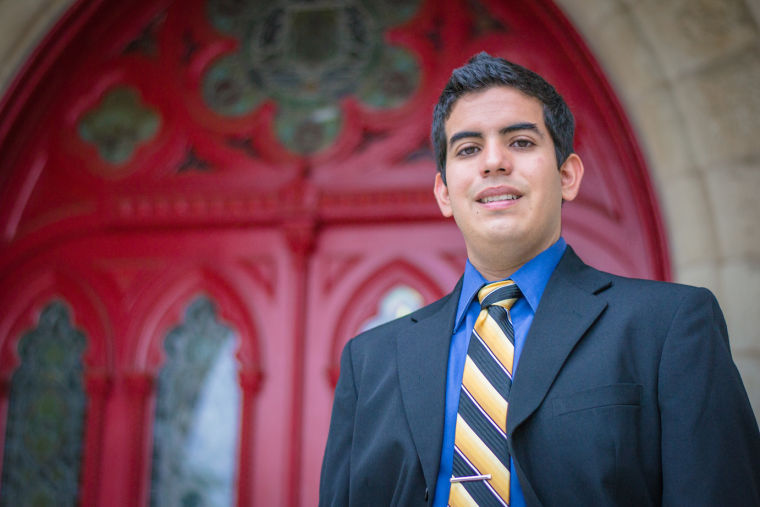 Octavio Sanchez is running for president of SGA in 2013-14.
