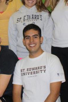 Octavio Sanchez is the captain of the club swimming team
