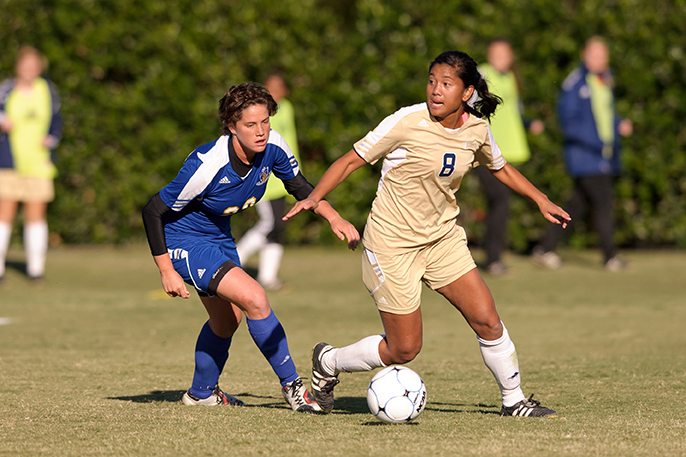 Collado plays defensive midfield for the Women’s team.
