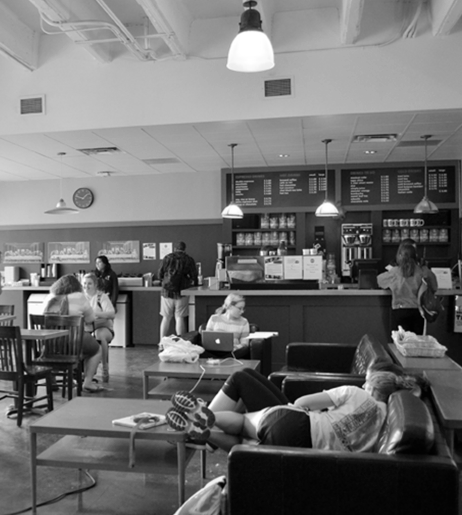 Jos Coffee Shop is a campus favorite relaxation spot.
