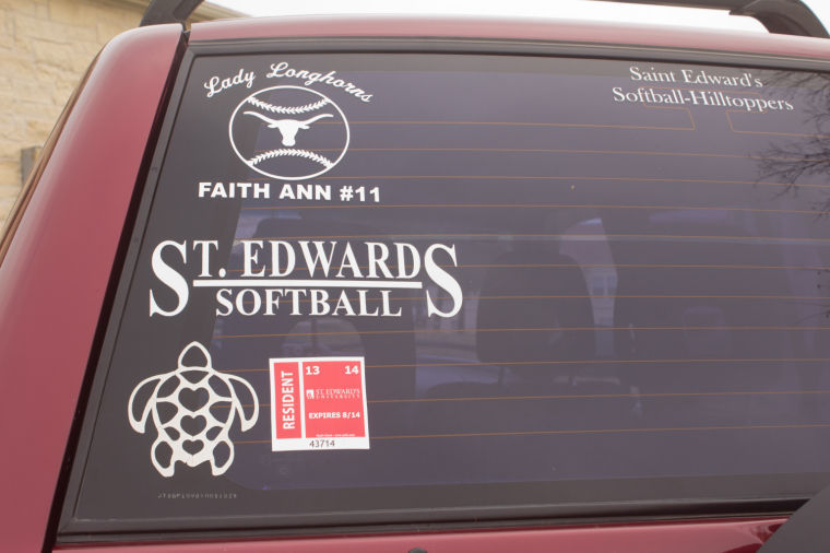 New stickers replace hang-tags for parking permits on SEU campus.