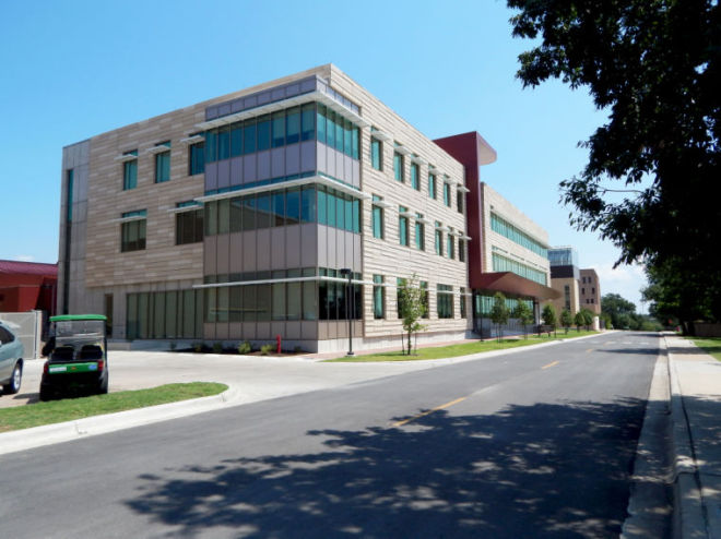 John Brooks Williams Natural Sciences Center South opened for fall classes after starting construction in March 2012. 