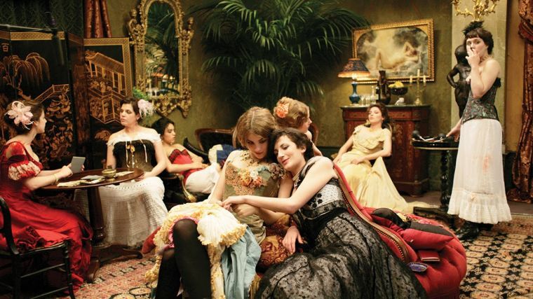 A scene from Bertrand Bonello's House of Pleasures. 