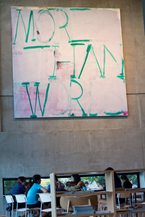 Commissioned specifically for St. Edward’s University and one of the library’s latest additions, the art piece has sparked an intense, often negative dialogue across campus and social media.