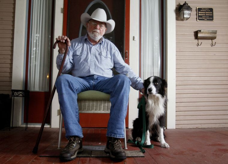 Kendall McCook is photographed at his Fort Worth, Texas, home on Tuesday, November 5, 2013. McCook ripped up his voter registration card in protest of the state's new voter ID law and vows to not vote again until it's overturned. 
