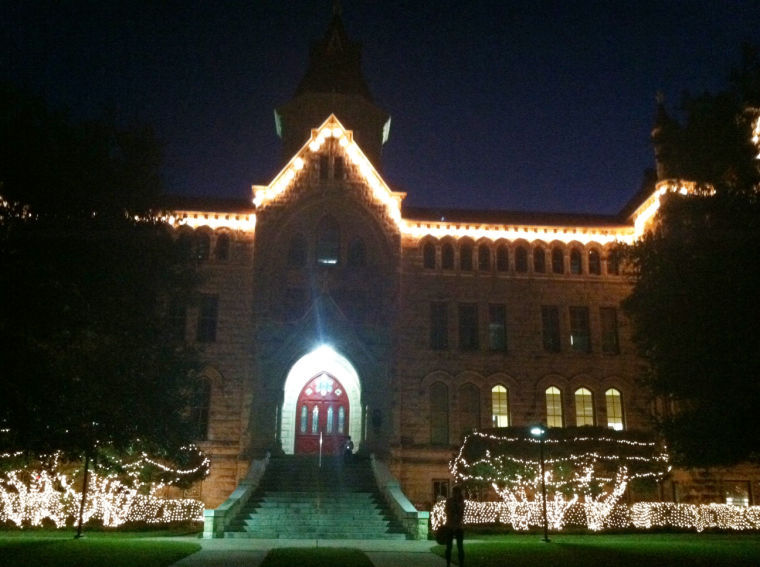 The event is held every December on the Main Building lawn.
