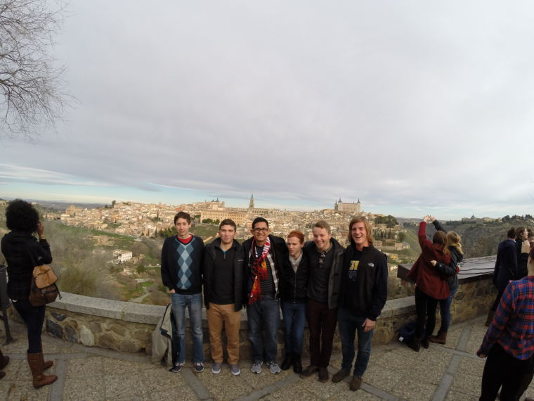 The guys outside the city of Toledo.