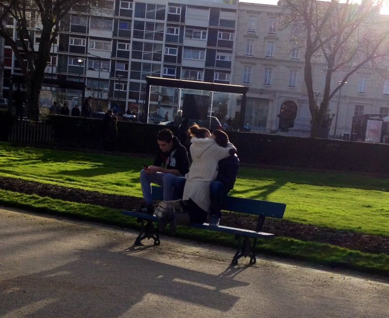 ANGERS: French people love "love"