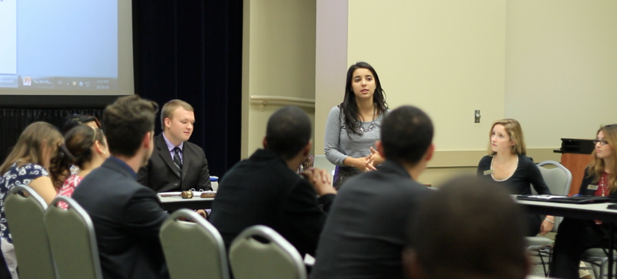 Victoria Ochoa leads efforts with SGA to create awareness about the "It's On Us Campaign." 