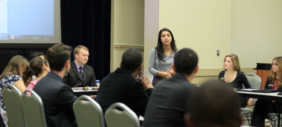 Victoria Ochoa leads efforts with SGA to create awareness about the Its On Us Campaign. 