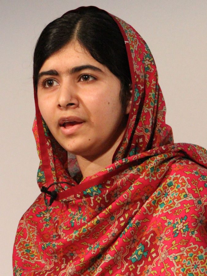 Malala Yousafzai is a Pakistani school-girl who, at 11 years old, stood up to the Taliban by defending her right to an education through blogging.