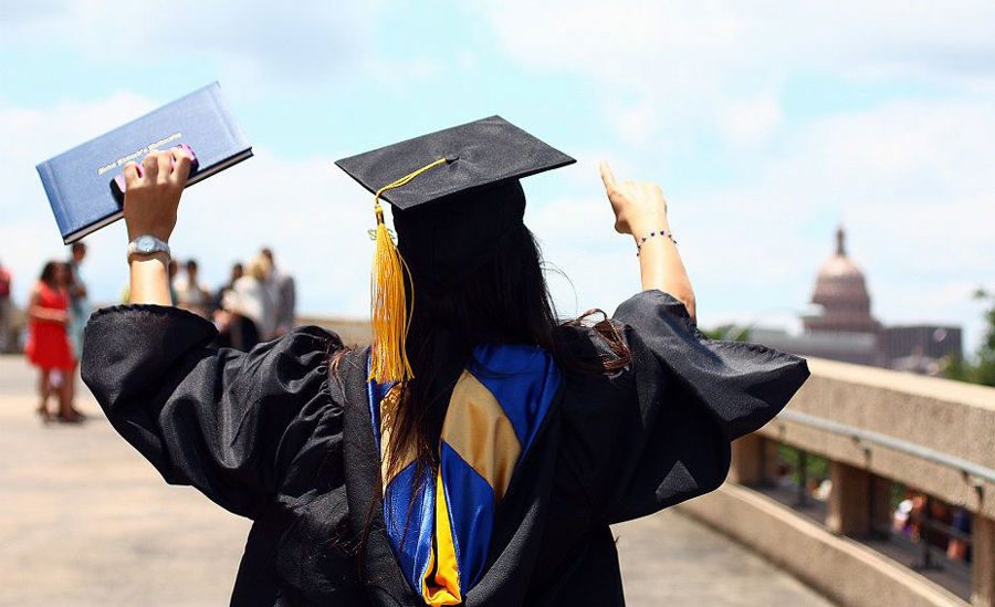 St. Edward's University diplomas currently do not list a student's major. 