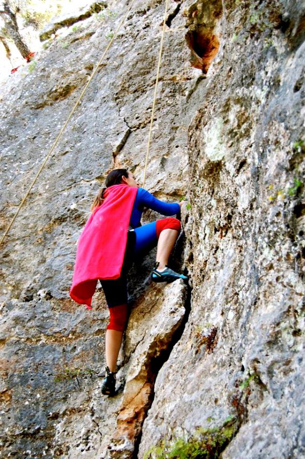The Climbing Club at St. Edward's consists of 14 members. 
