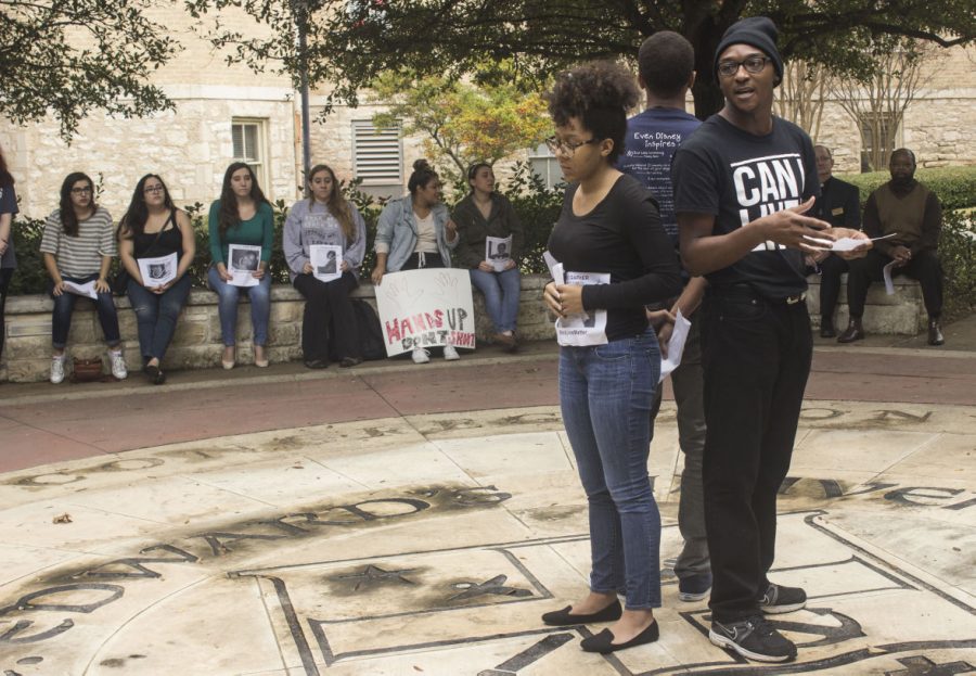 St. Edward's University students stage 'die in'