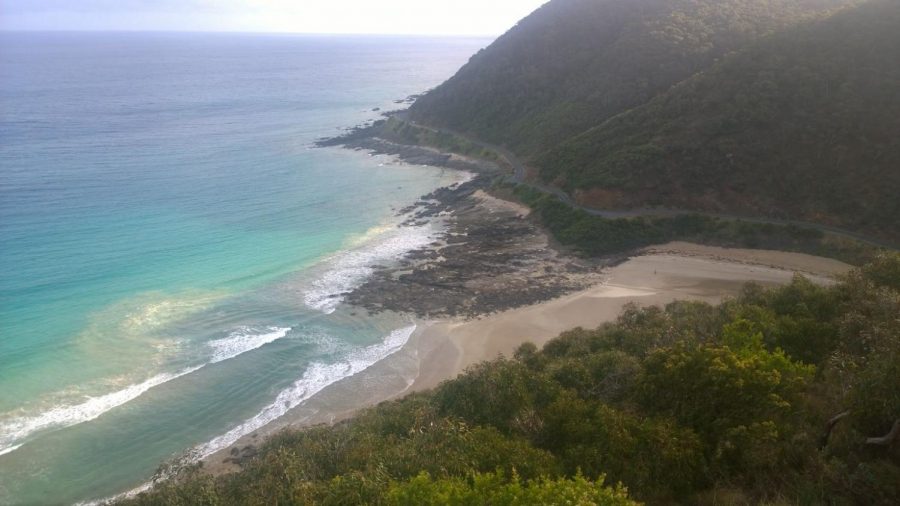 The view from our first campsite. 