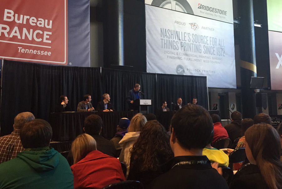 Speakers spoke to students at the annual Sports Reporting College Media Training Camp this past weekend. 