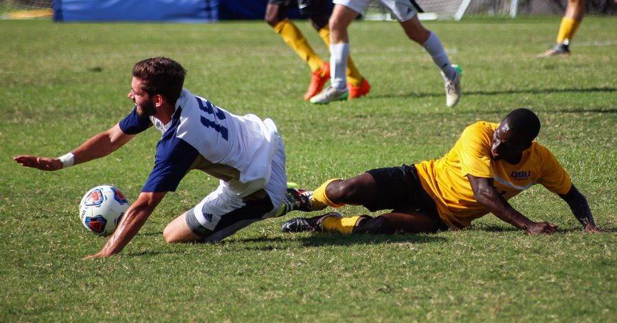The mens soccer team has dominated their first seven games.