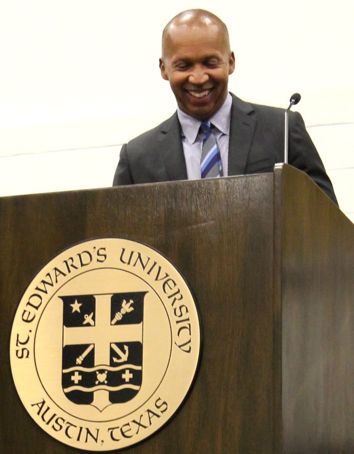 Bryan Stevenson speaks at the RCC on Sept. 23