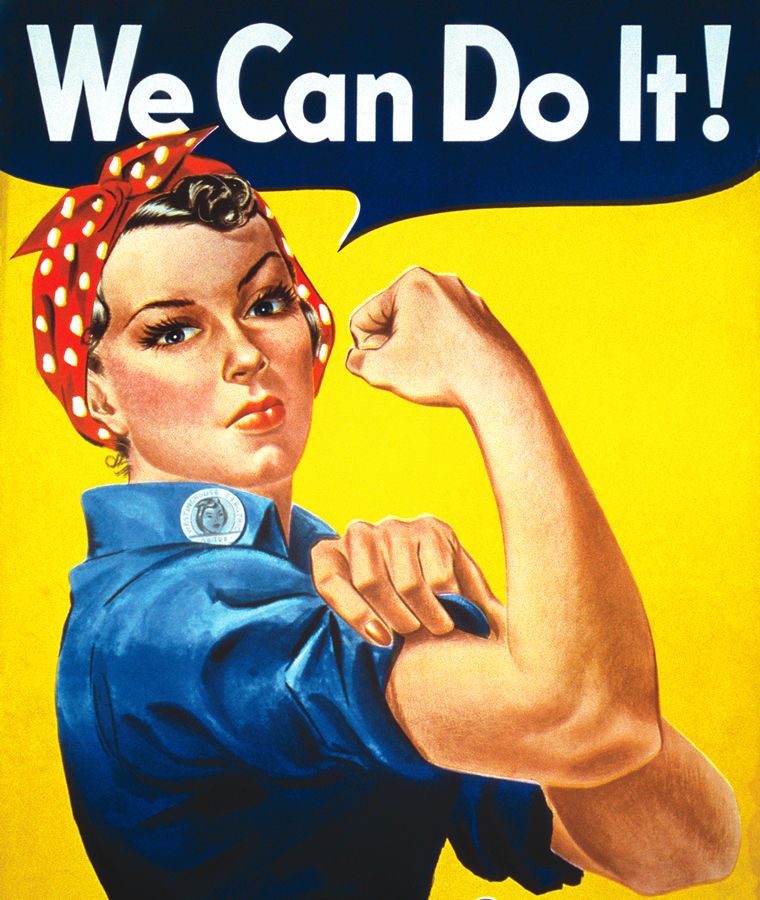 Rosie the Riveter aims to rally women without showing face