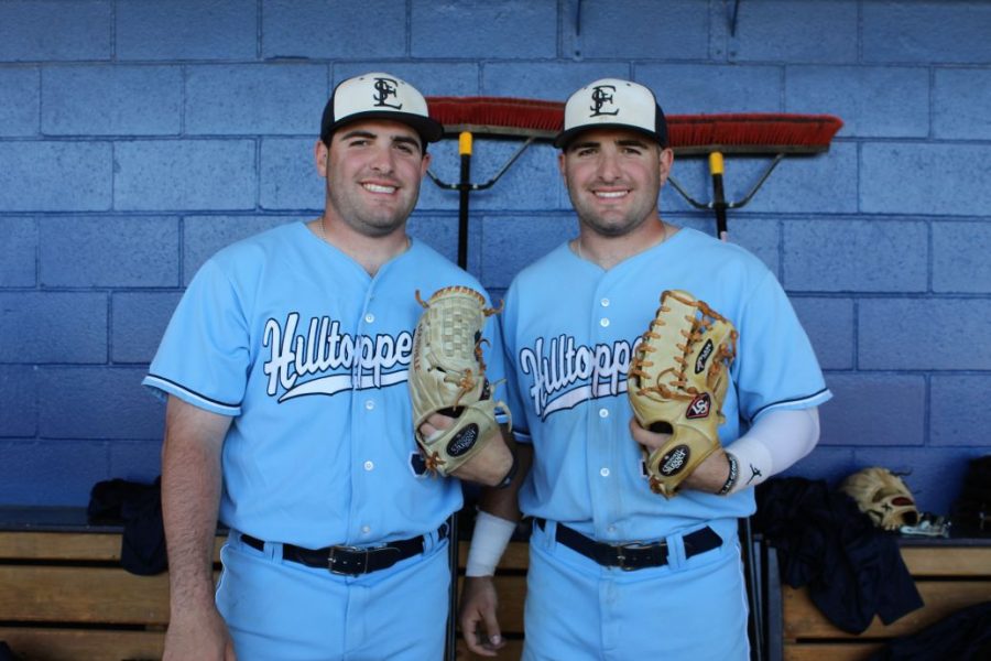 Juan and Romeo Cortina after a series sweep on March 25.