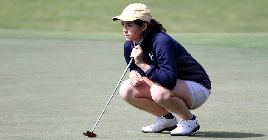 St.+Edward%E2%80%99s+junior+Jessica+Tamen+shot+even-par+72+at+the+Heartland+Conference+Tournament.