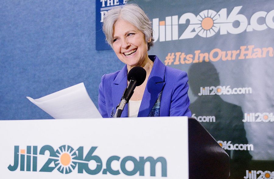 Green Party presidential nominee Jill Stein announces the formation of an exploratory committee to seek the Green Party's presidential nomination again in 2016 during an event at the National Press Club Feb. 6, 2015 in Washington, D.C. 