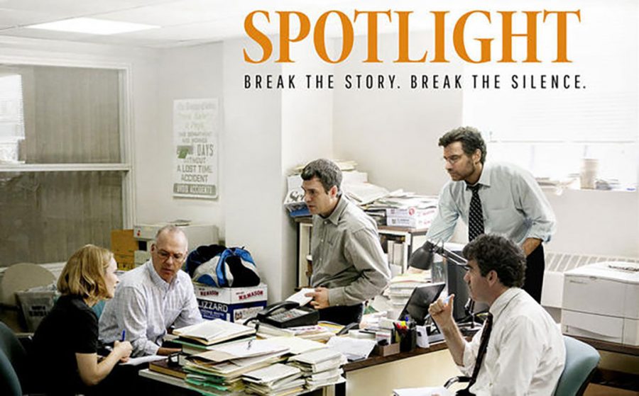 'Spotlight' depicts the Boston Globe's investigative team as they uncover the sexual assault scandal of the Catholic Church in Boston.