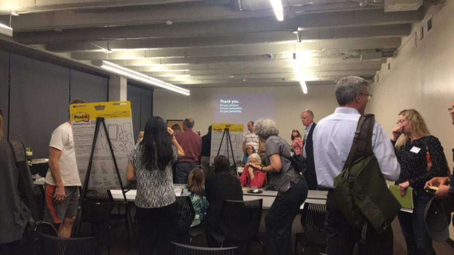 Sherwood Oaks neighbors and others in the surrounding St. Edward's area gathered for a meeting Feb. 22. 