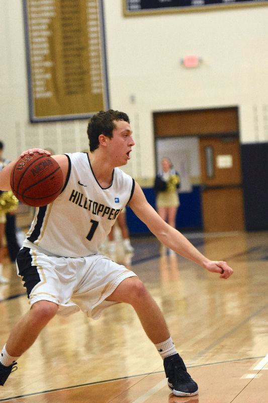 Senior John Gremlich lead St. Edward's with 21 points in the Heartland Conference Tournament. The Hilltoppers would fall 81-76 to Arkansas- Fort Smith in the quarterfinals.