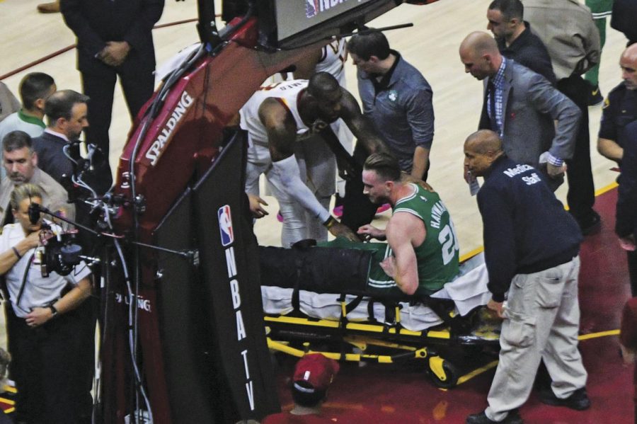 Hayward suffered a season-ending ankle injury five minutes into the season