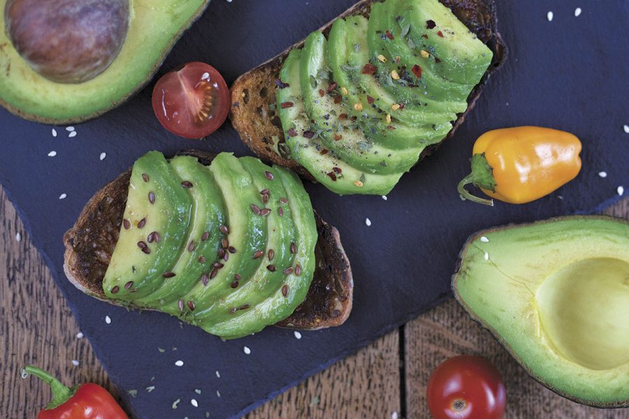 Avocados are a popular topping for healthier meals.