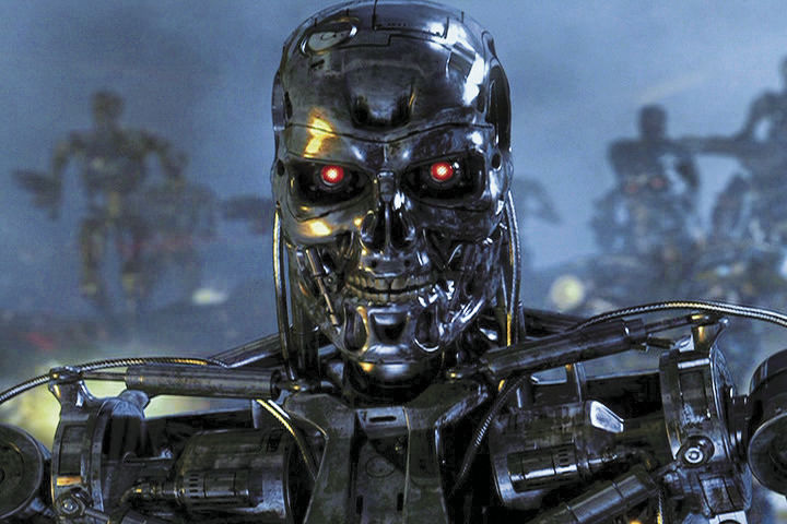 "The Terminator" films offer a bright glimpse into a future ruled by artificial intelligence.