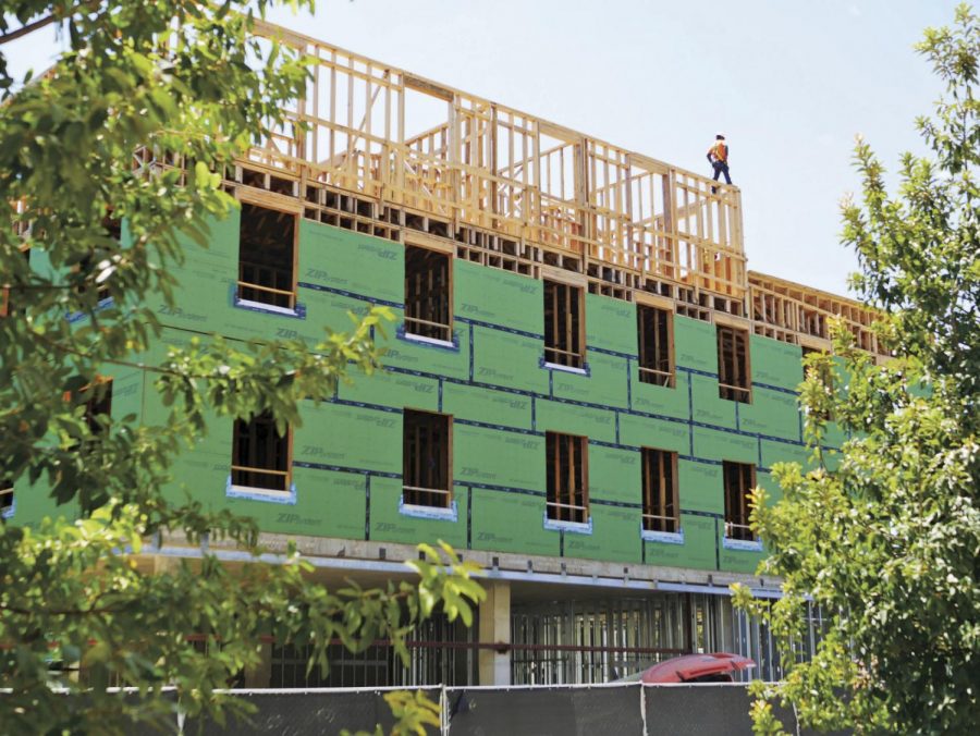 The Pavilions are upperclassmen apartments that were scheduled to open Fall 2017.