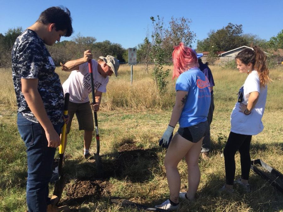 "It made me realize how hard people work to make the food we eat everyday," Freshman Anthony Fischer, a psychology major, said. "Since the whole garden is [made with] compost, it shows the surplus of food that we have that gets thrown out."