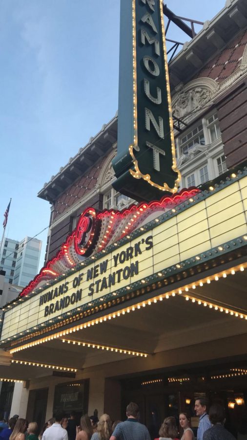Brandon Stanton's show at Paramount Theatre sold out.