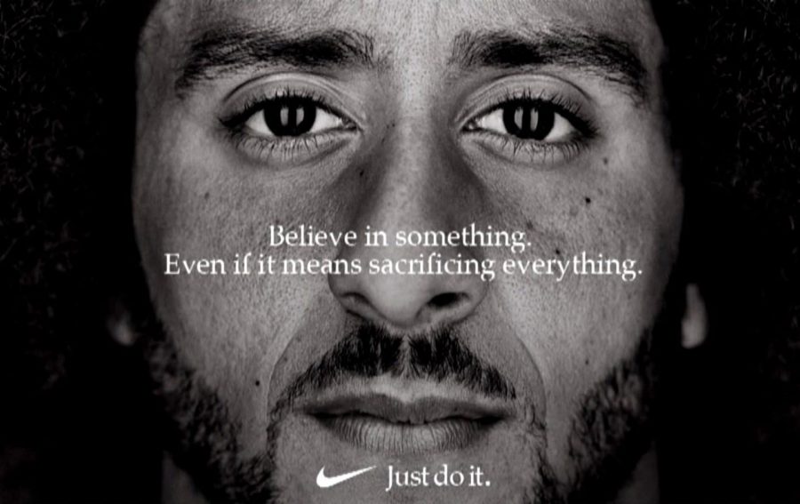 Nikes+ad+campaign+featuring+Colin+Kaepernick+has+drawn+criticism+from+those+who+dont+support+the+athletes+protests.